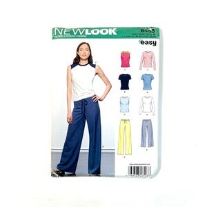 New Look 6403 Sewing Pattern Easy Tops & Pants 6–18